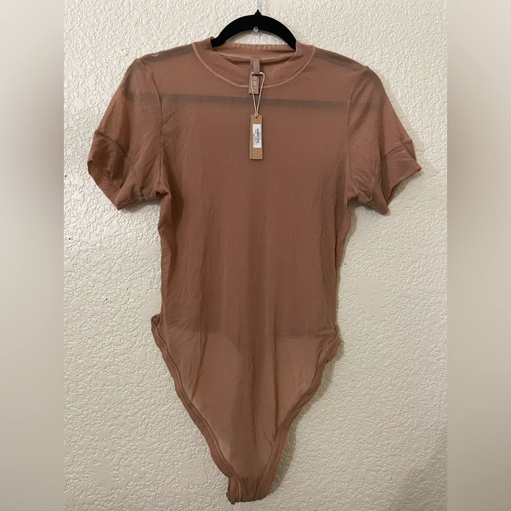 NWT Skims Summer Mesh Sheer Bodysuit in Sienna Size 3XL - Picture 2 of 7